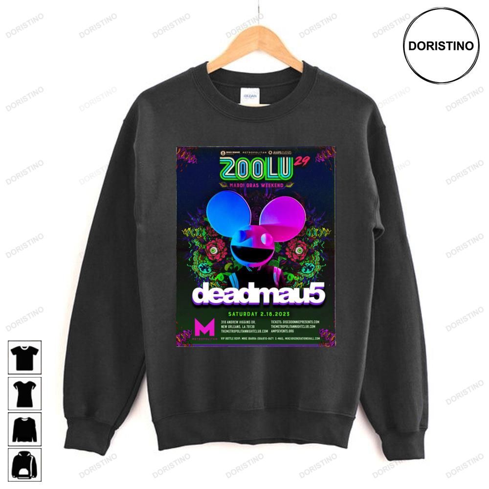 Zoolu 29 Mardi Gras Weekend Deadmau5 Limited Edition T-shirts